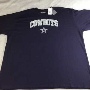 NFL Men’s Cowboys Navy Short-Sleeve Graphic Tee SZ 4XL
